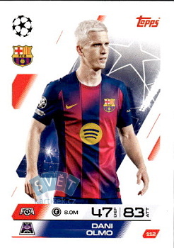 Dani Olmo FC Barcelona Topps Match Attax UEFA Club Competitions 2025/26 #112