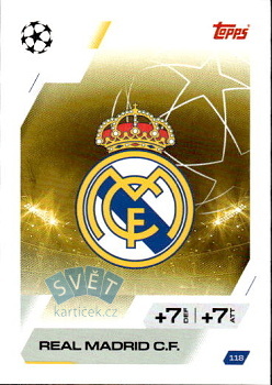 Team Badge Real Madrid Topps Match Attax UEFA Club Competitions 2025/26 #118