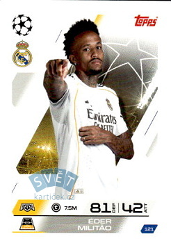 Eder Militao Real Madrid Topps Match Attax UEFA Club Competitions 2025/26 #121
