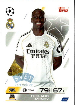 Ferland Mendy Real Madrid Topps Match Attax UEFA Club Competitions 2025/26 #124