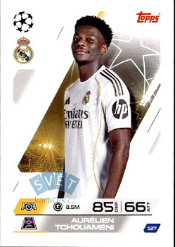 Aurelien Tchouameni Real Madrid Topps Match Attax UEFA Club Competitions 2025/26 #127