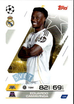 Eduardo Camavinga Real Madrid Topps Match Attax UEFA Club Competitions 2025/26 #128