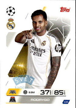 Rodrygo Real Madrid Topps Match Attax UEFA Club Competitions 2025/26 #133