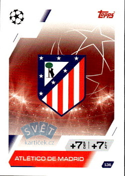 Team Badge Atletico Madrid Topps Match Attax UEFA Club Competitions 2025/26 #136