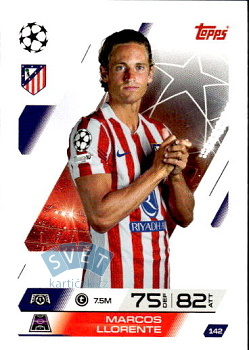 Marcos Llorente Atletico Madrid Topps Match Attax UEFA Club Competitions 2025/26 #142