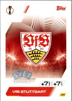 Team Badge VfB Stuttgart Topps Match Attax UEFA Club Competitions 2025/26 #145
