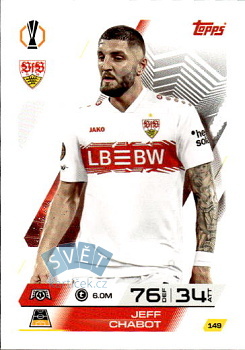 Jeff Chabot VfB Stuttgart Topps Match Attax UEFA Club Competitions 2025/26 #149