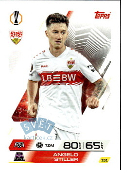 Angelo Stiller VfB Stuttgart Topps Match Attax UEFA Club Competitions 2025/26 #151