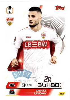 Deniz Undav VfB Stuttgart Topps Match Attax UEFA Club Competitions 2025/26 #152