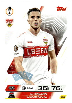 Ermedin Demirovic VfB Stuttgart Topps Match Attax UEFA Club Competitions 2025/26 #153