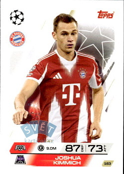 Joshua Kimmich Bayern Munchen Topps Match Attax UEFA Club Competitions 2025/26 #163