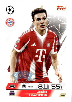 Joao Palhinha Bayern Munchen Topps Match Attax UEFA Club Competitions 2025/26 #164
