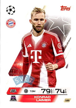Konrad Laimer Bayern Munchen Topps Match Attax UEFA Club Competitions 2025/26 #165