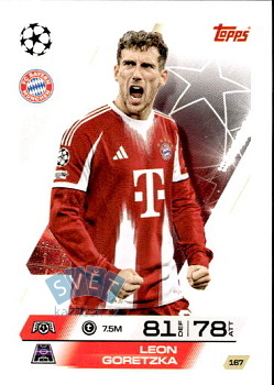 Leon Goretzka Bayern Munchen Topps Match Attax UEFA Club Competitions 2025/26 #167