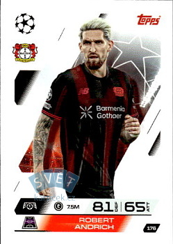 Robert Andrich Bayer 04 Leverkusen Topps Match Attax UEFA Club Competitions 2025/26 #176