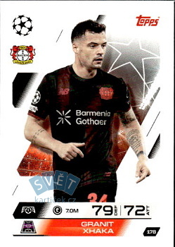 Granit Xhaka Bayer 04 Leverkusen Topps Match Attax UEFA Club Competitions 2025/26 #178