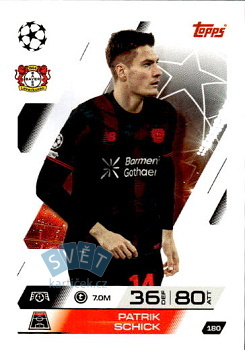 Patrik Schick Bayer 04 Leverkusen Topps Match Attax UEFA Club Competitions 2025/26 #180