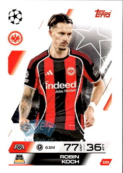 Robin Koch Eintracht Frankfurt Topps Match Attax UEFA Club Competitions 2025/26 #183