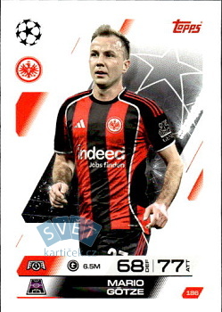 Mario Gotze Eintracht Frankfurt Topps Match Attax UEFA Club Competitions 2025/26 #186
