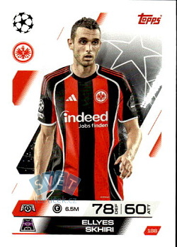 Ellyes Skhiri Eintracht Frankfurt Topps Match Attax UEFA Club Competitions 2025/26 #188