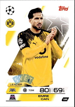 Emre Can Borussia Dortmund Topps Match Attax UEFA Club Competitions 2025/26 #195