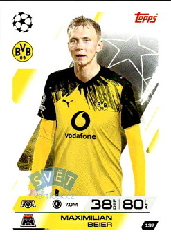 Maximilian Beier Borussia Dortmund Topps Match Attax UEFA Club Competitions 2025/26 #197