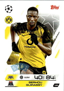 Serhou Guirassy Borussia Dortmund Topps Match Attax UEFA Club Competitions 2025/26 #198