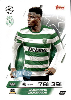 Ousmane Diomande Sporting CP Topps Match Attax UEFA Club Competitions 2025/26 #200
