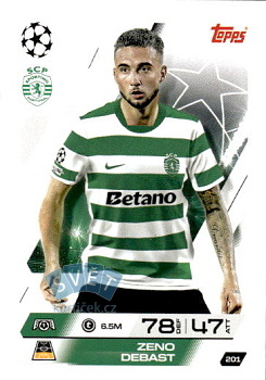 Zeno Debast Sporting CP Topps Match Attax UEFA Club Competitions 2025/26 #201