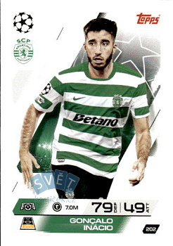 Goncalo Inacio Sporting CP Topps Match Attax UEFA Club Competitions 2025/26 #202
