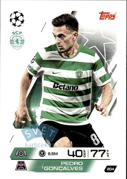 Pedro Goncalves Sporting CP Topps Match Attax UEFA Club Competitions 2025/26 #204