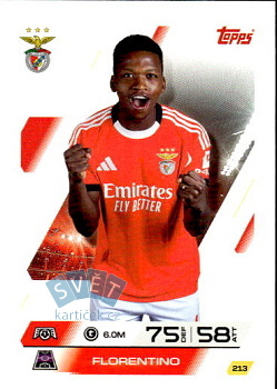 Florentino SL Benfica Topps Match Attax UEFA Club Competitions 2025/26 #213