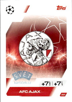 Team Badge AFC Ajax Topps Match Attax UEFA Club Competitions 2025/26 #217