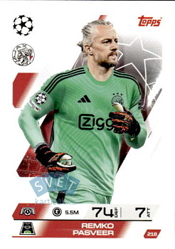 Remko Pasveer AFC Ajax Topps Match Attax UEFA Club Competitions 2025/26 #218