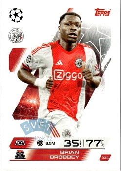 Brian Brobbey AFC Ajax Topps Match Attax UEFA Club Competitions 2025/26 #224