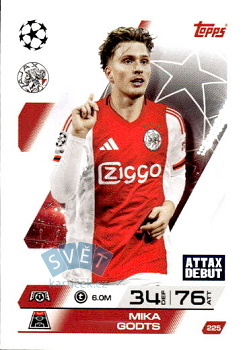 Mika Goots AFC Ajax Topps Match Attax UEFA Club Competitions 2025/26 #225