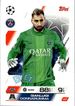 Gianluigi Donnarumma Paris Saint-Germain Topps Match Attax UEFA Club Competitions 2025/26 #227