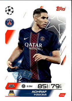 Achraf Hakimi Paris Saint-Germain Topps Match Attax UEFA Club Competitions 2025/26 #232