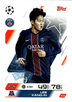 Lee Kang-In Paris Saint-Germain Topps Match Attax UEFA Club Competitions 2025/26 #238