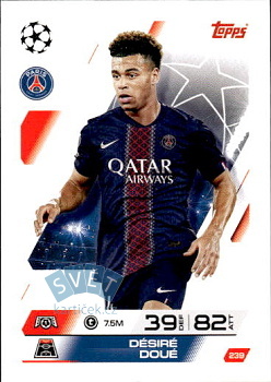 Desire Doue Paris Saint-Germain Topps Match Attax UEFA Club Competitions 2025/26 #239