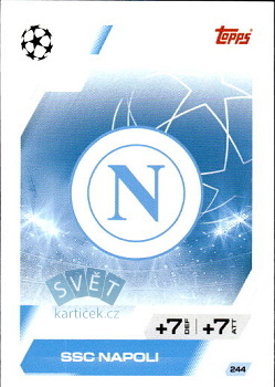 Team Badge SSC Napoli Topps Match Attax UEFA Club Competitions 2025/26 #244