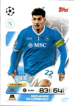 Giovanni Di Lorenzo SSC Napoli Topps Match Attax UEFA Club Competitions 2025/26 #246