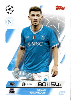 Billy Gilmour SSC Napoli Topps Match Attax UEFA Club Competitions 2025/26 #248