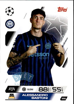 Alessandro Bastoni Internazionale Milano Topps Match Attax UEFA Club Competitions 2025/26 #255