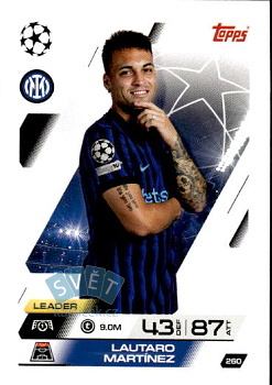 Lautaro Martinez Internazionale Milano Topps Match Attax UEFA Club Competitions 2025/26 #260