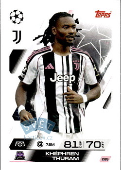 Khephren Thuram Juventus FC Topps Match Attax UEFA Club Competitions 2025/26 #269
