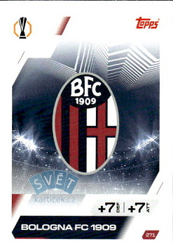 Team Badge Bologna Topps Match Attax UEFA Club Competitions 2025/26 #271