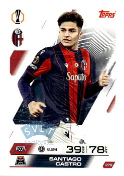 Santiago Castro Bologna Topps Match Attax UEFA Club Competitions 2025/26 #279