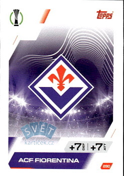 Team Badge Fiorentina Topps Match Attax UEFA Club Competitions 2025/26 #280
