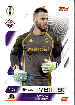 David De Gea Fiorentina Topps Match Attax UEFA Club Competitions 2025/26 #281